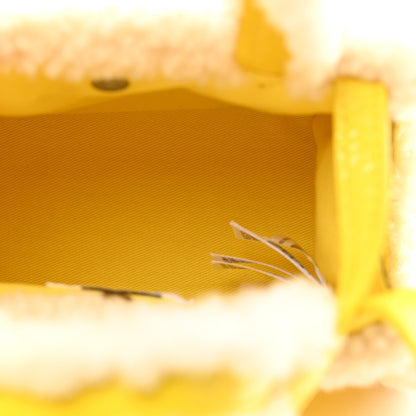 Telfar X UGG Crinkle Patent Shearling Small Shopping Bag Taxi 5 of 10