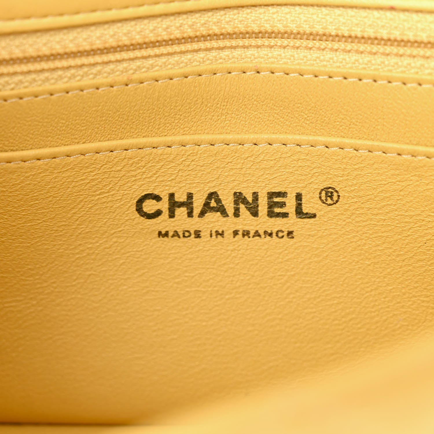 Chanel Lambskin Quilted Mini Rectangular Flap Yellow 11 of 17