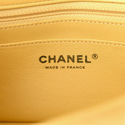 Chanel Lambskin Quilted Mini Rectangular Flap Yellow 11 of 17