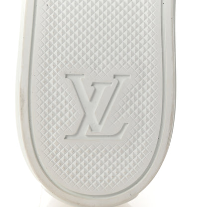 Louis Vuitton Technical Fabric Calfskin Monogram Stellar Sneakers 37 Blue 7 of 9