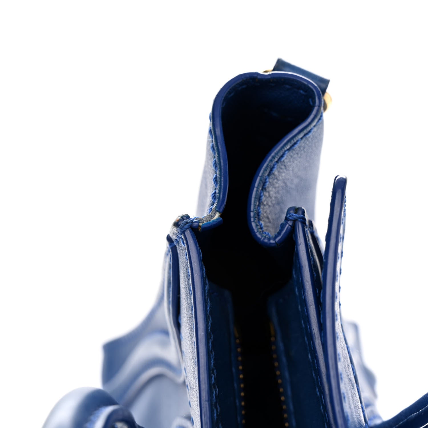 Celine Smooth Calfskin Nano Luggage Royal Blue 14 of 16