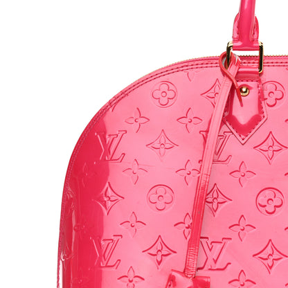Louis Vuitton Vernis Alma GM Rose Pop 12 of 19