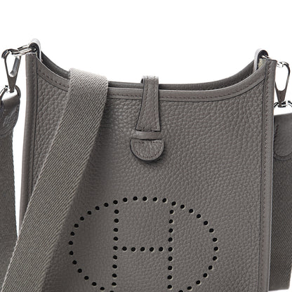 Hermes Taurillon Clemence Evelyne TPM Etain 6 of 8
