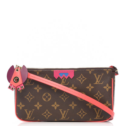 Louis Vuitton Monogram Totem Pochette Accessories Flamingo 1 of 7