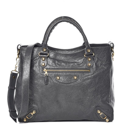 Balenciaga Agneau Giant 12 Gold Hardware Velo Gris Fossile Anthracite 1 of 12