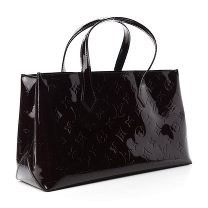 Louis Vuitton Vernis Wilshire PM Amarante 3 of 10