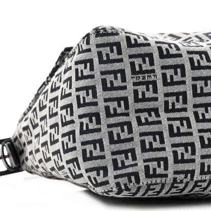 Fendi Zucchino Mama Baguette Navy 8 of 18