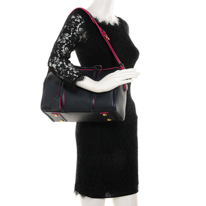 Louis Vuitton Veau Cachemire SC Bag PM Cobalt Fuchsia 2 of 7