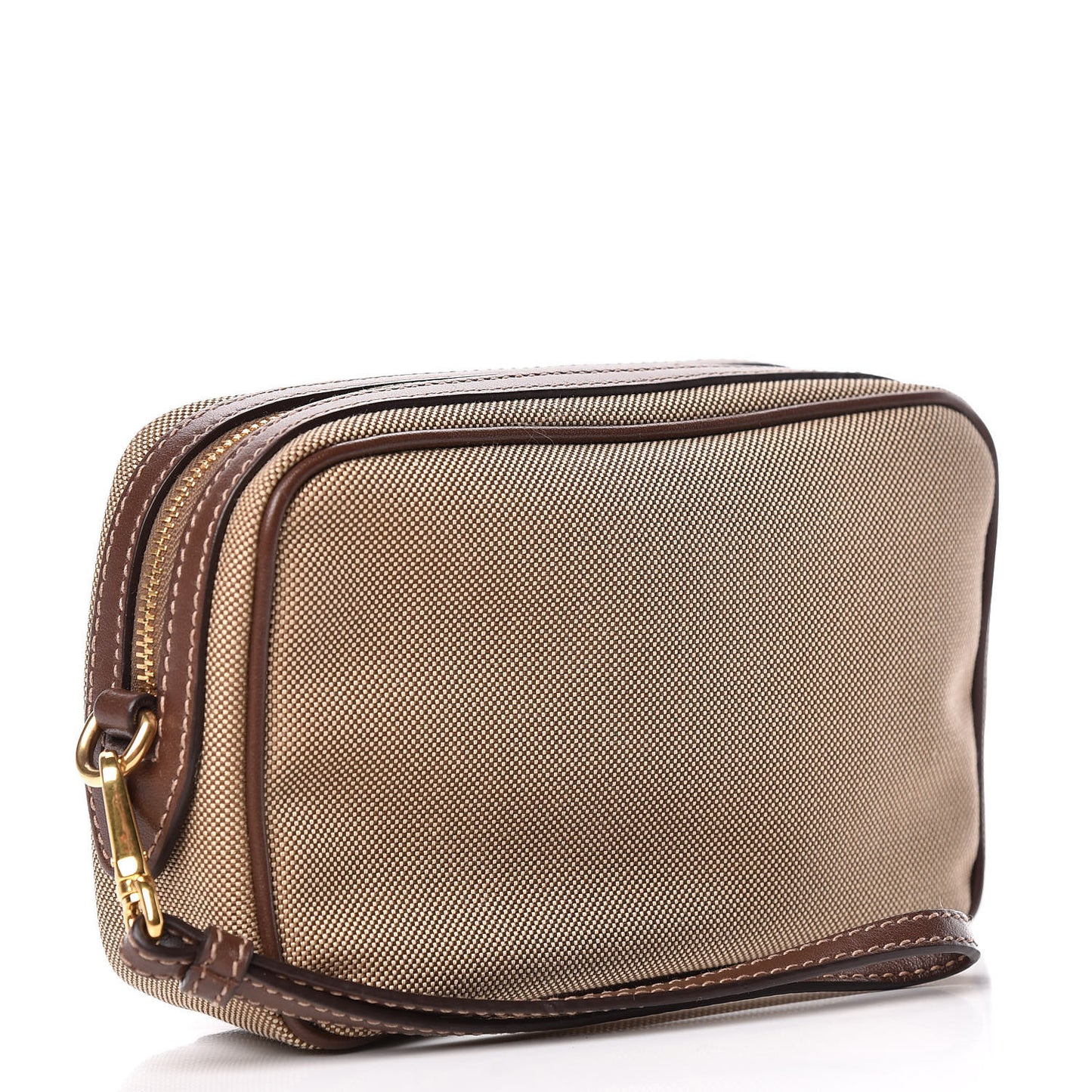 Jacquard Logo Contenitore Wristlet Corda Bruciato