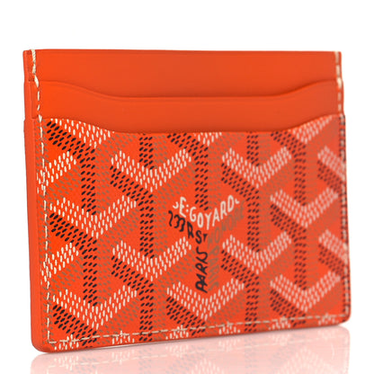 Goyard Goyardine Saint Sulpice Card Holder Orange 3 of 8