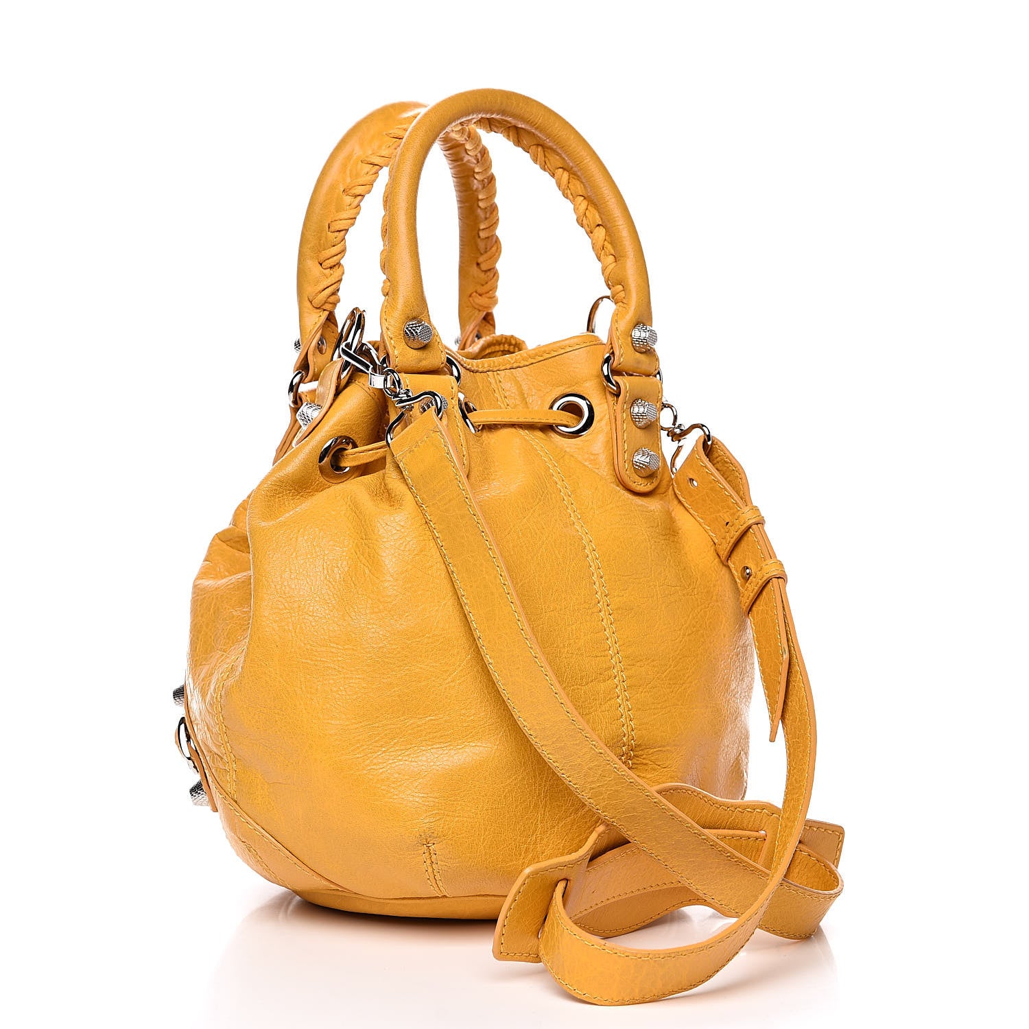 Balenciaga Agneau Giant 12 Silver Hardware Mini Pompon Mangue 3 of 11