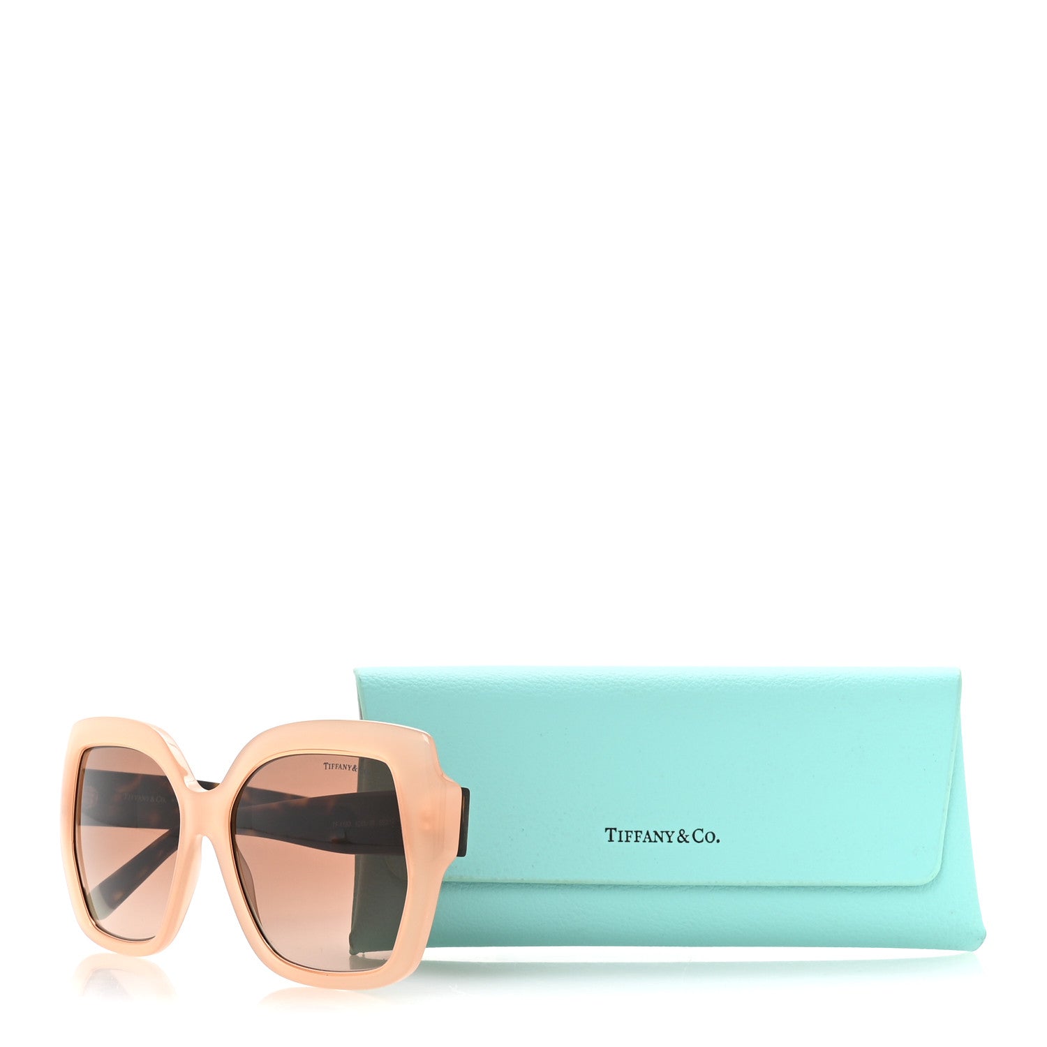 Tiffany Acetate Metal Cat Eye Sunglasses TF4183 Opal Nude 8 of 8