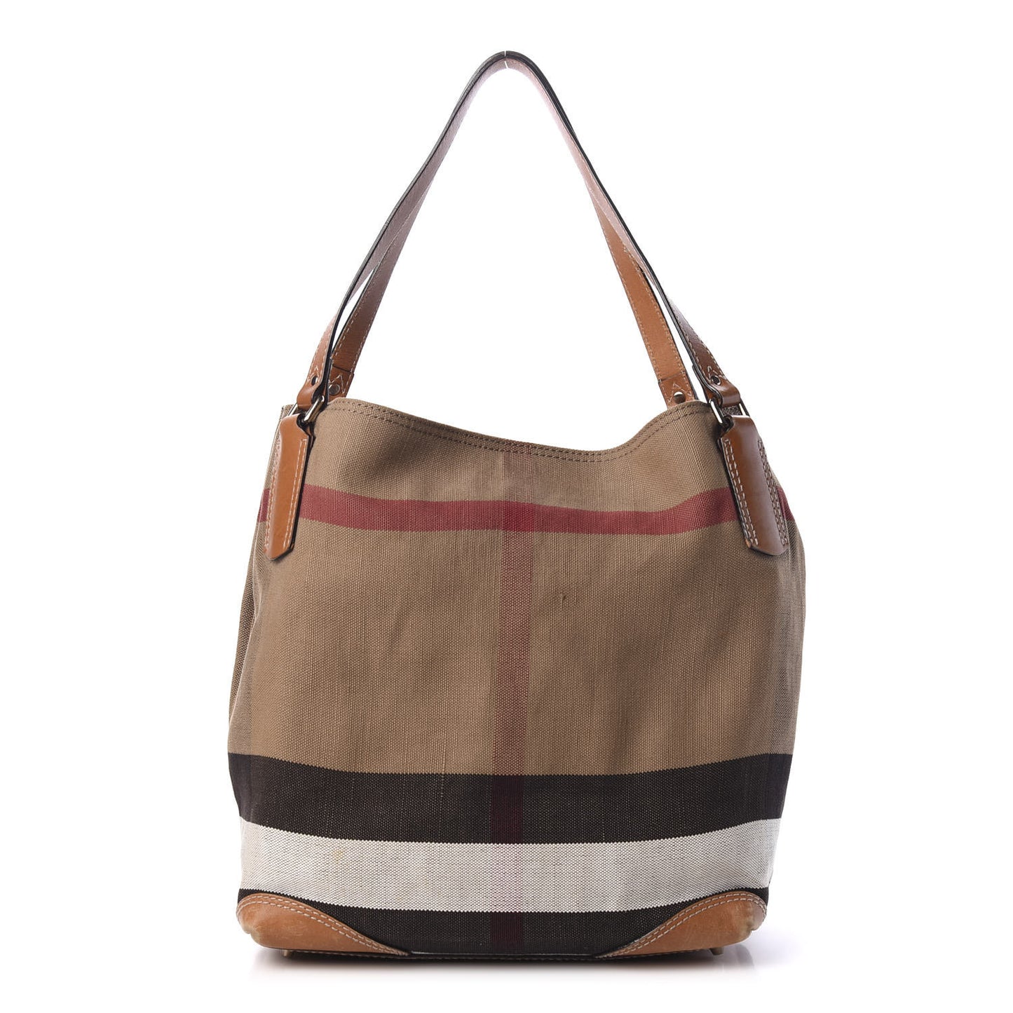 Canvas Mega Check Medium Maidstone Saddle Brown