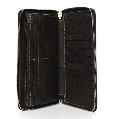 Gucci Guccissima Bamboo Tassel Zip Around Wallet Brown 5 of 10