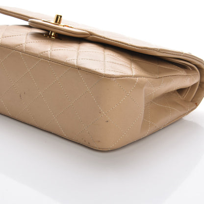 Chanel Lambskin Quilted Small Double Flap Beige 9 of 10