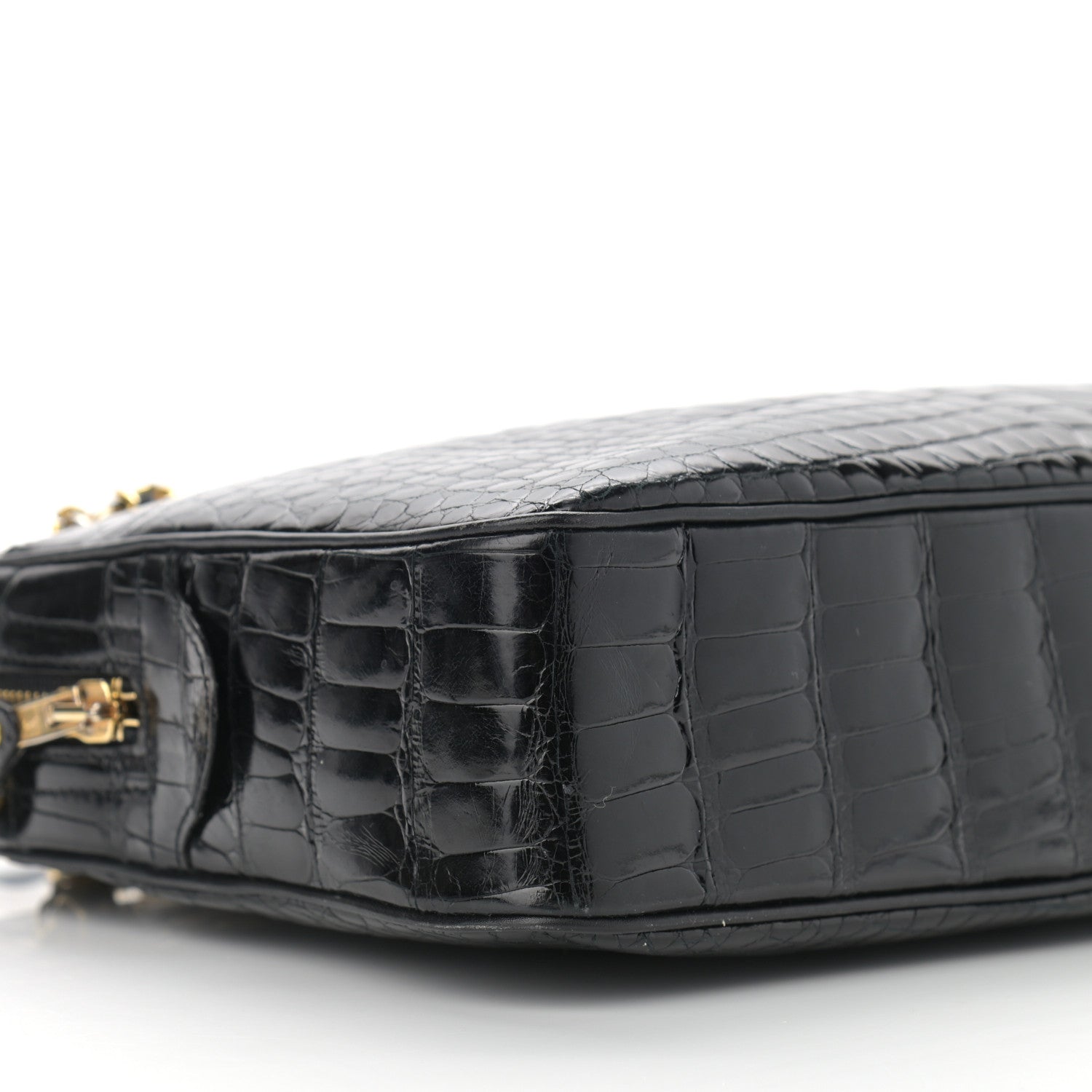 Chanel Alligator Camera Case Black 10 of 14
