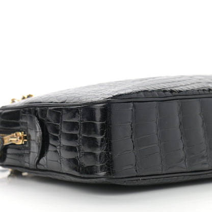 Chanel Alligator Camera Case Black 10 of 14