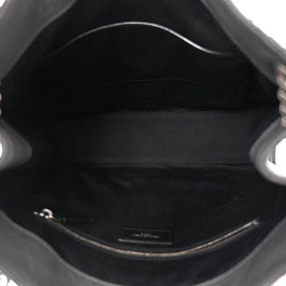 Saint Laurent Crinkled Calfskin Matelasse Monogram Medium Niki Shopper Tote Smog 5 of 10