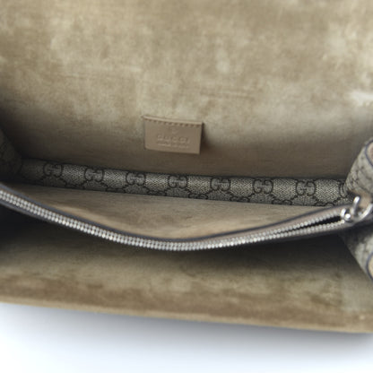 Gucci GG Supreme Monogram Small Dionysus Shoulder Bag Taupe 5 of 10