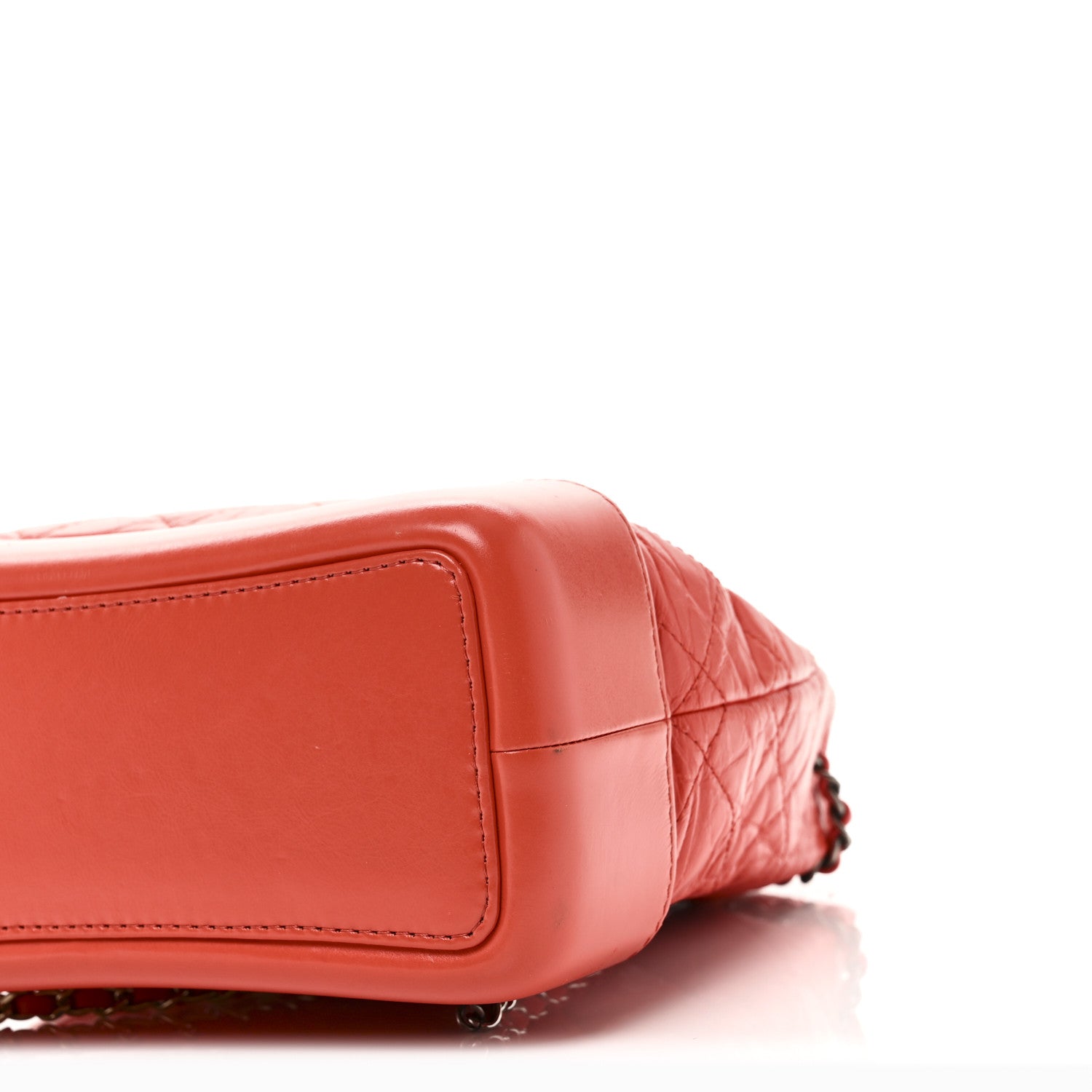 Chanel Aged Calfskin Quilted Small Gabrielle Backpack Orange 10 of 10
