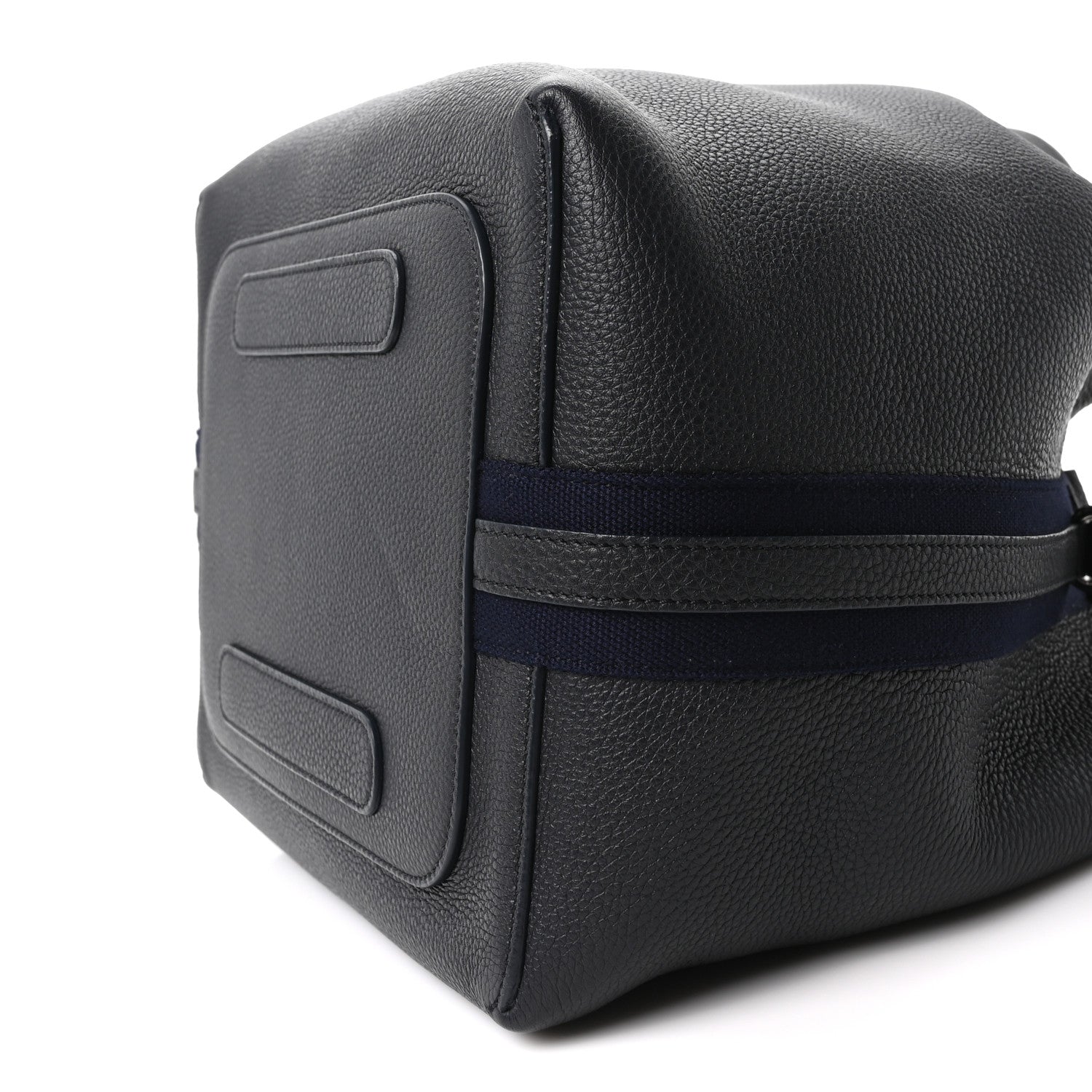 Loro Piana Grained Calfskin Large Bale Bag Navy Blue 10 of 10
