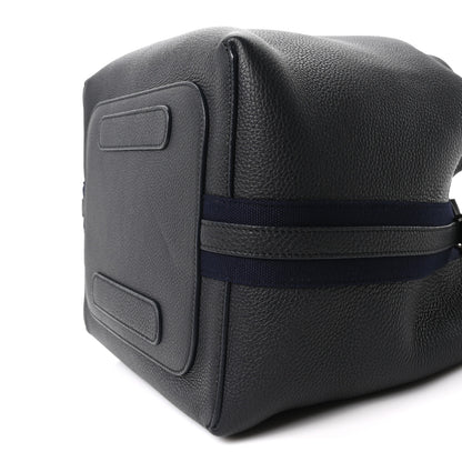 Loro Piana Grained Calfskin Large Bale Bag Navy Blue 10 of 10