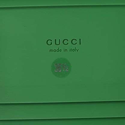 Gucci Cosmos Softy Calfskin Interlocking G Slingback Sandals 36.5 New Shamarock 7 of 9