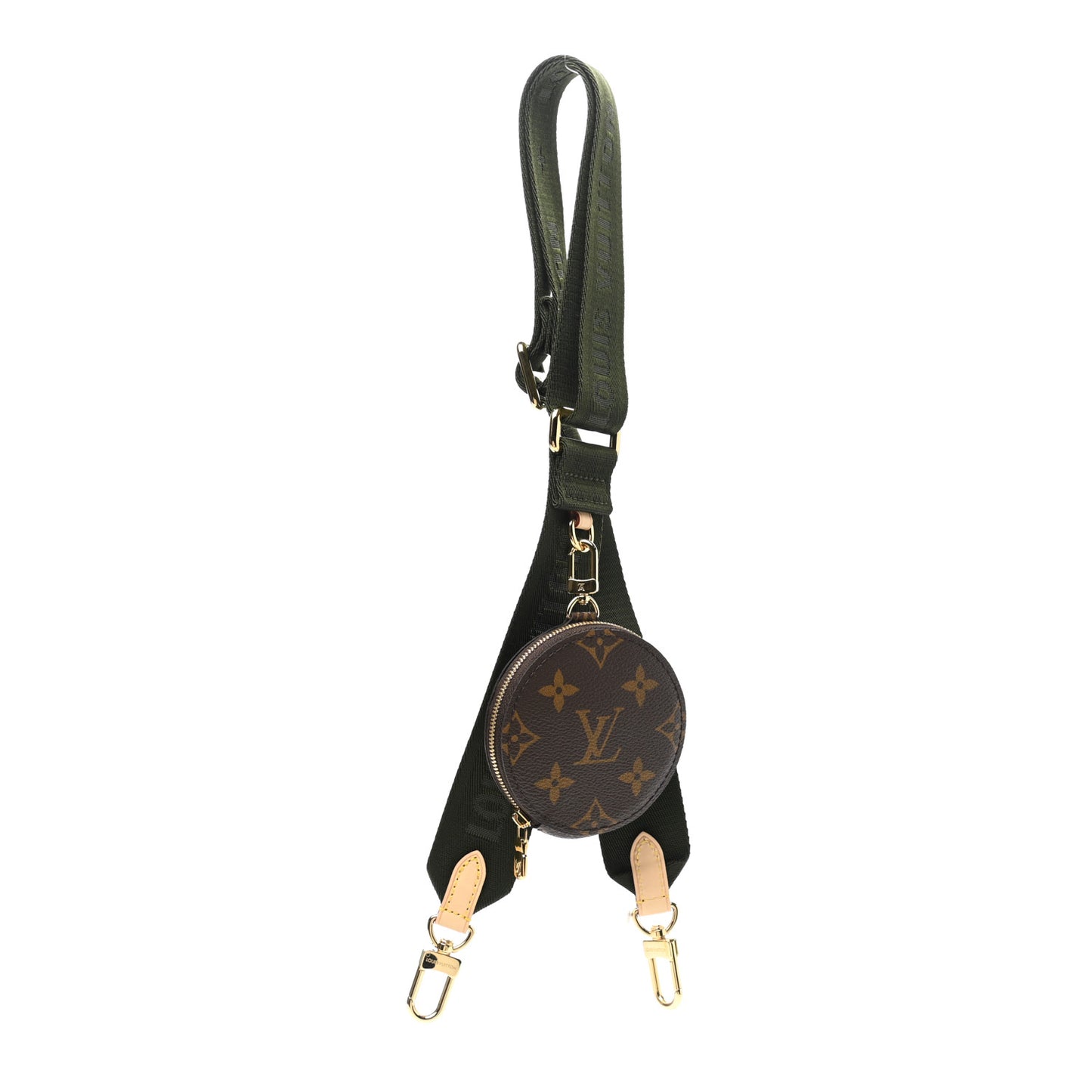 Monogram Multi Pochette Accessories Bandouliere Shoulder Strap Kaki