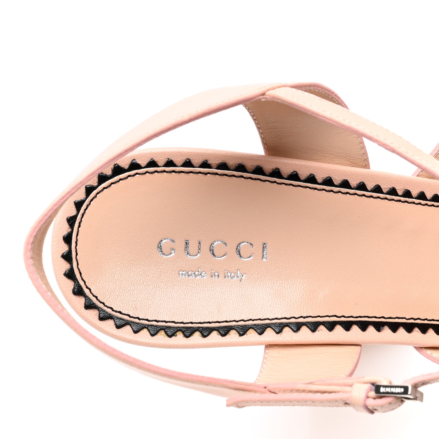 Gucci Malaga Kid Interlocking G Studs 155mm Platform Sandals 40.5 Perfect Pink 7 of 7
