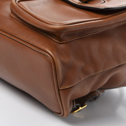 Gucci Calfskin Bamboo Backpack Brown 6 of 9