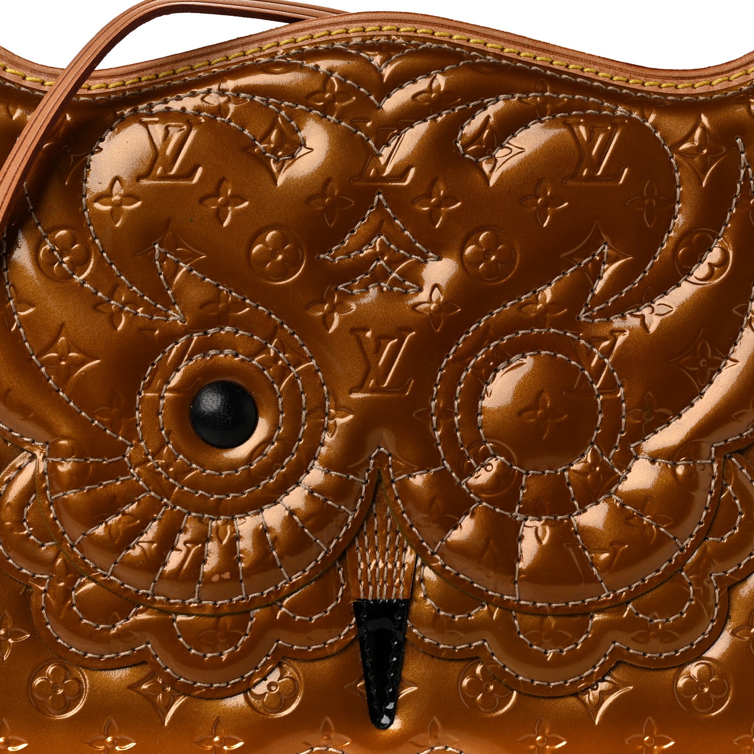 Louis Vuitton Vernis Conte de Fees Owl Bronze 6 of 7