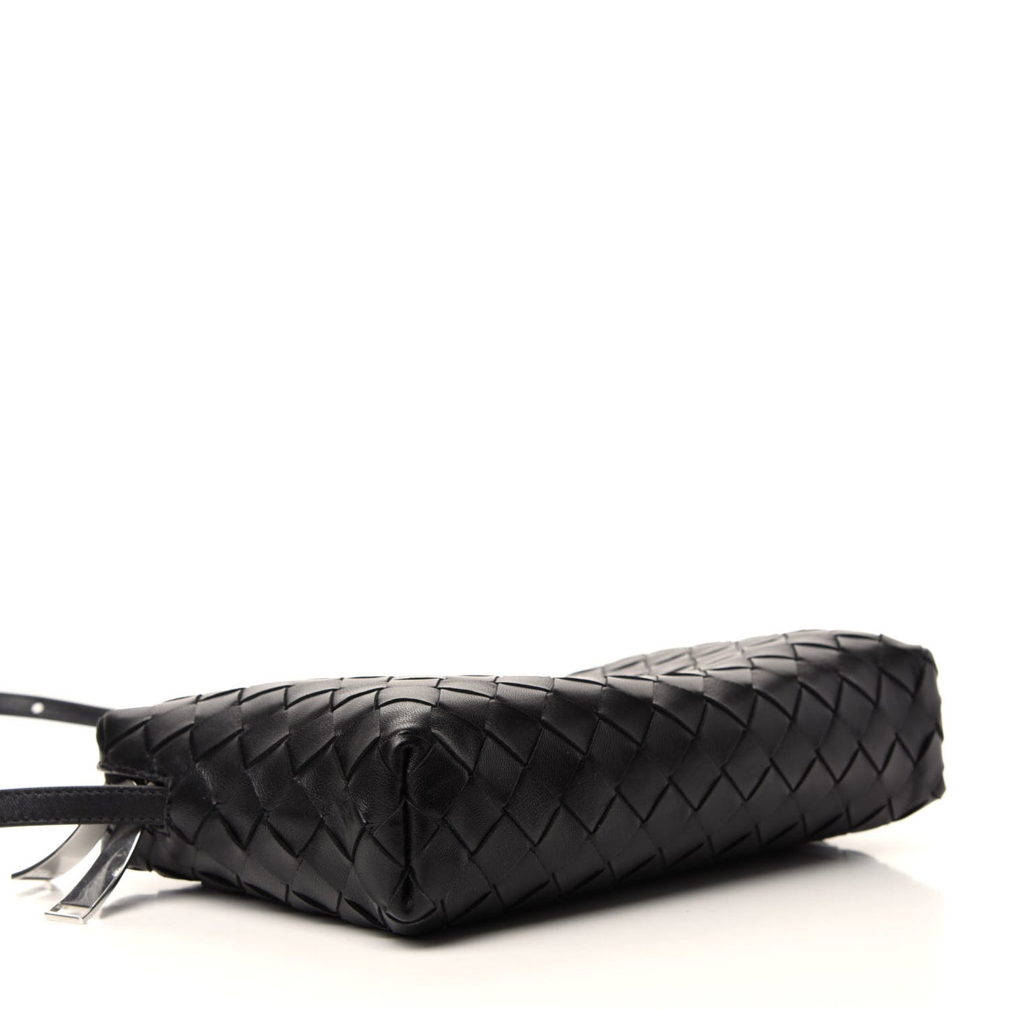 Nappa Intrecciato Crossbody Black