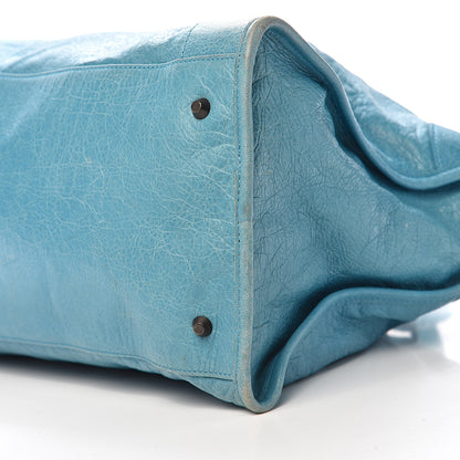 Balenciaga Agneau Classic Hardware Work Bleu Indigo 9 of 13