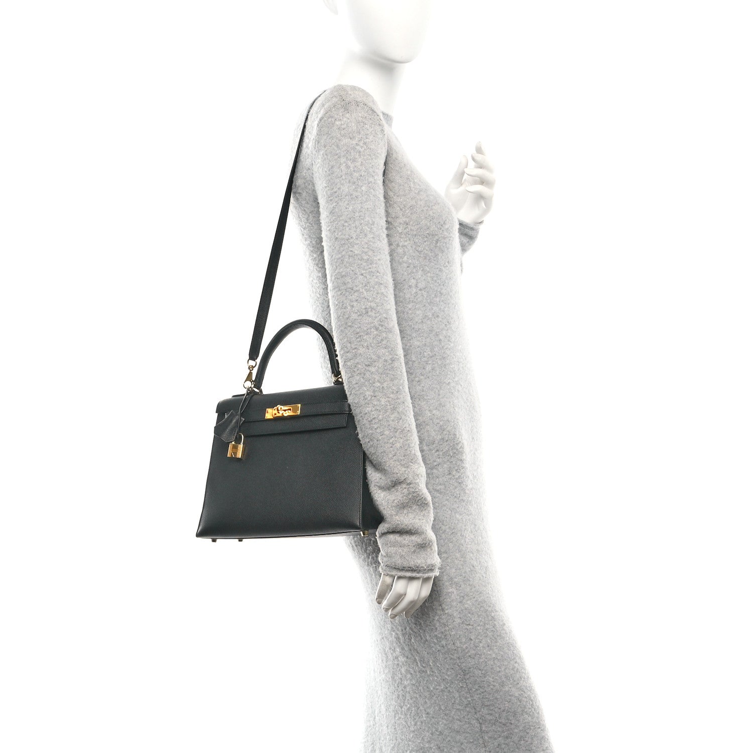 Hermes Epsom Kelly Sellier 28 Black 2 of 16