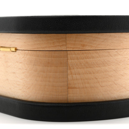 Chanel Beech Wood Lambskin Round CC Vanity Case Black 11 of 12