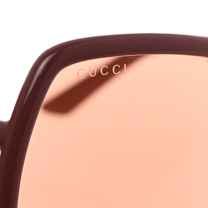 Gucci Horsebit Square Frame Sunglasses GG0890S Pink 7 of 8