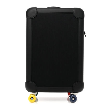 Hermes Taurillon Regate Militaire Sports Toile R.M.S. Trolley Case Luggage Black 1 of 9