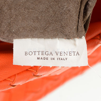 Bottega Veneta Nappa Intrecciato Small Chain Crossbody Tangerine Orange 7 of 8