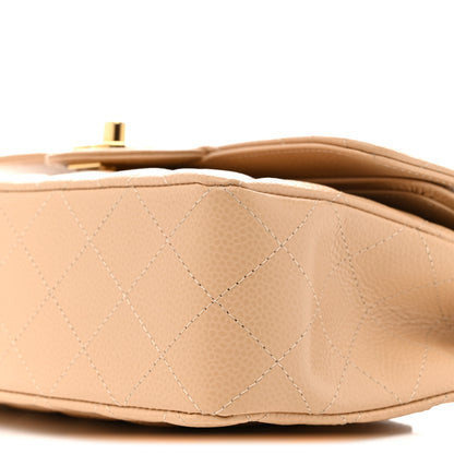 Chanel Caviar Quilted Small Double Flap Beige 10 of 11
