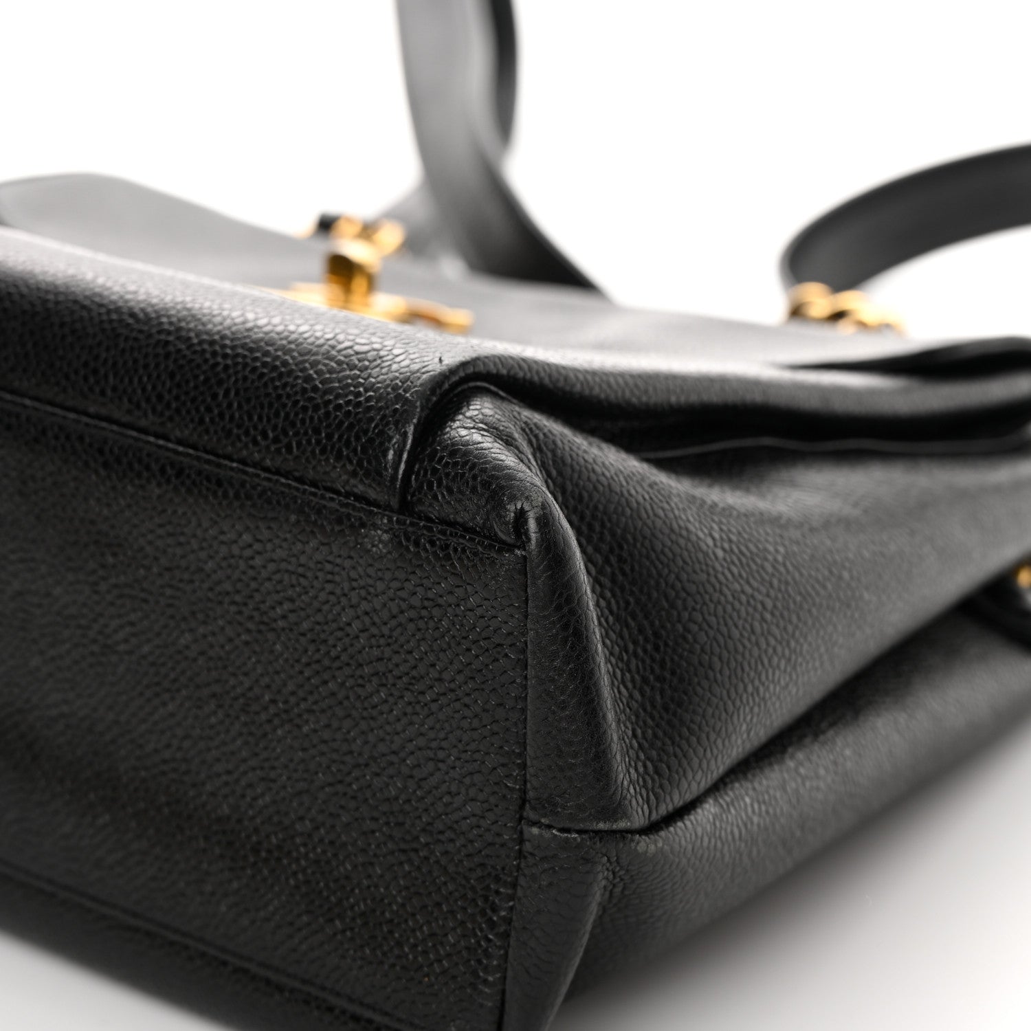 Chanel Caviar CC Shopper Tote Black 12 of 18