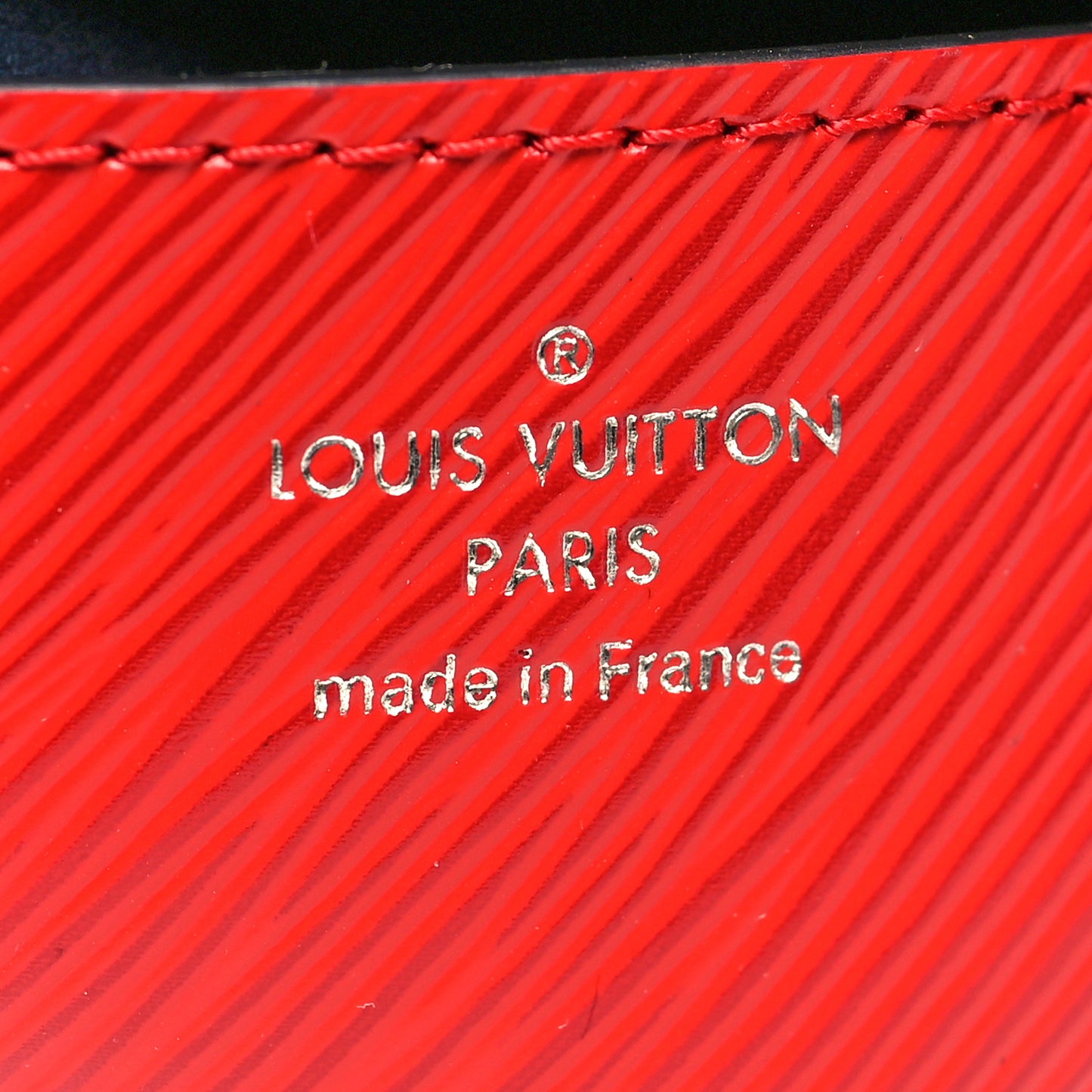 Epi Twist Braided Strap Shoulder Bag PM Coquelicot