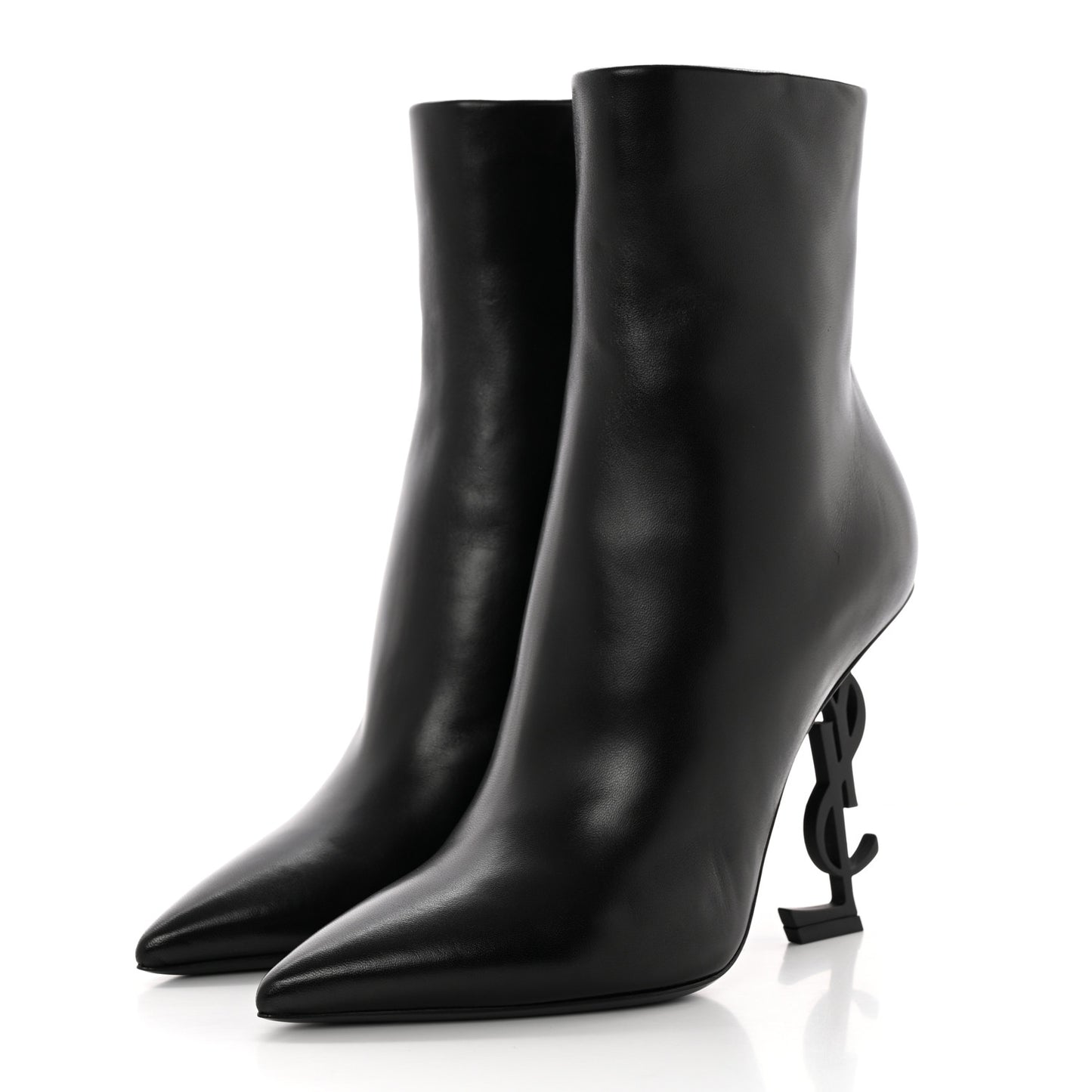 Calfskin Opyum Ankle Boots 38 Black