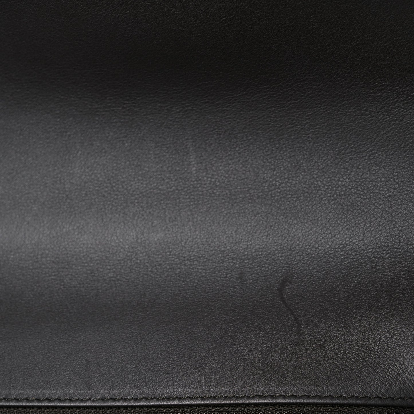 Calfskin Chevron Quilted Medium Boy Flap Black
