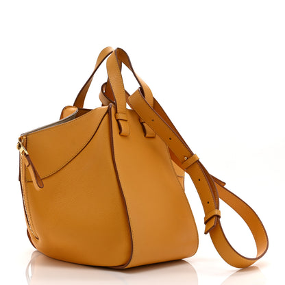 Loewe Grained Calfskin Small Hammock Shoulder Bag  Yellow 3 of 10