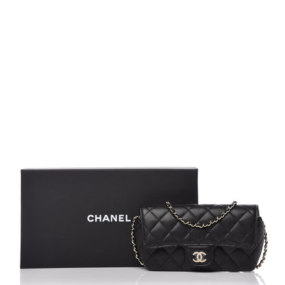 Chanel Caviar Quilted Glasses Case With Chain Black 12 of 12