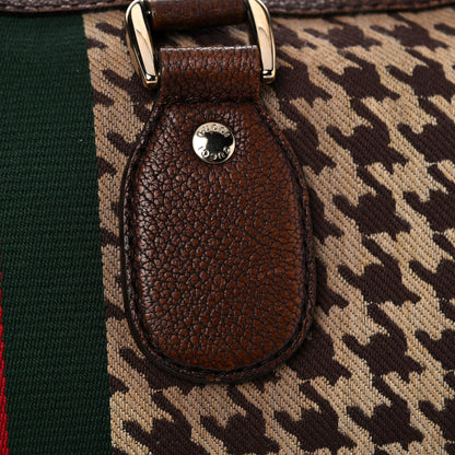 Gucci Fabric Pied De Poule Medium Seventies Web Boston Brown 24 of 36