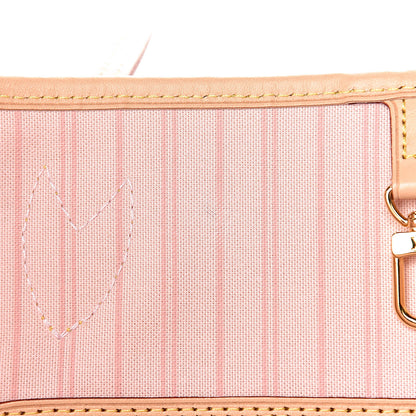 Louis Vuitton Damier Azur Neo Neverfull MM Rose Ballerine 10 of 15