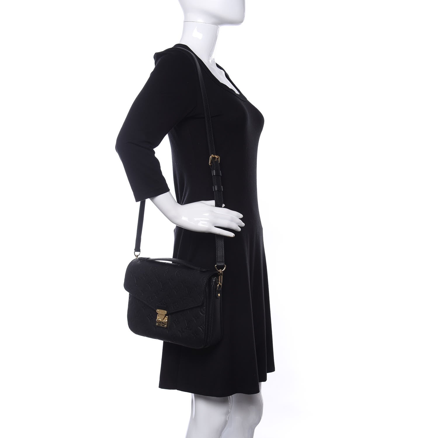 Louis Vuitton Empreinte Pochette Metis Black 2 of 9
