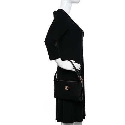 Versace Nylon Tribute Icon Flat Pouch Black 2 of 10