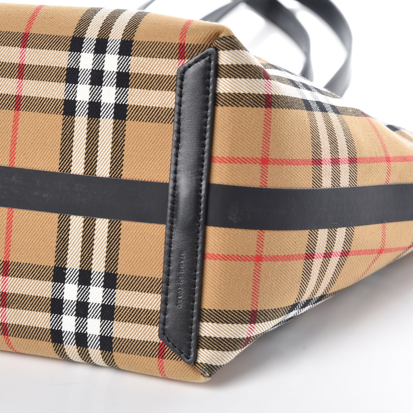 Vintage Check Medium The Giant Reversible Tote Antique Yellow Bright Red